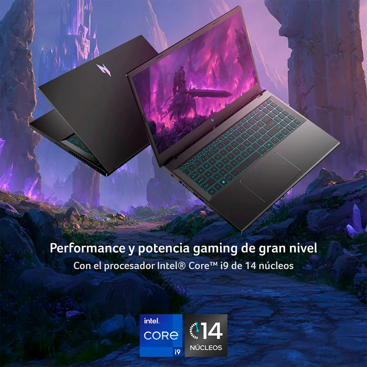 NOTEBOOK ACER GAMER NITRO 5 ANV15-52-96J3-1 INTEL CORE I9 32GB RAM 1TB SSD NVIDIA RTX5060 15.6 - 5