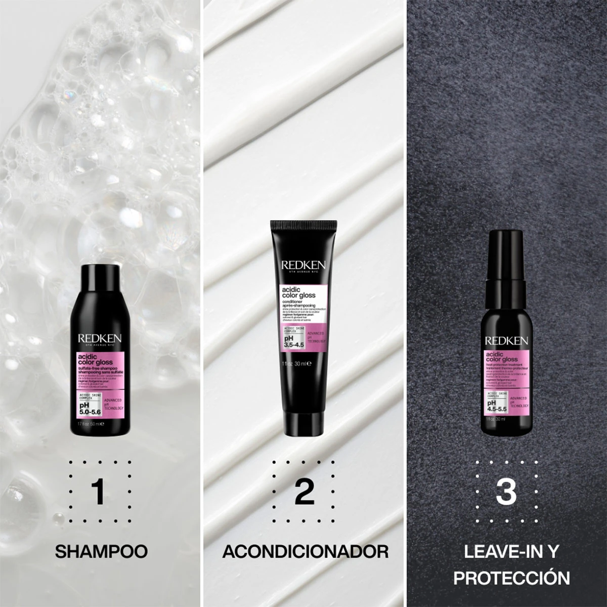 TRATAMIENTO LEAVE IN REDKEN ACIDIC COLOR GLOSS 30 ML - 5