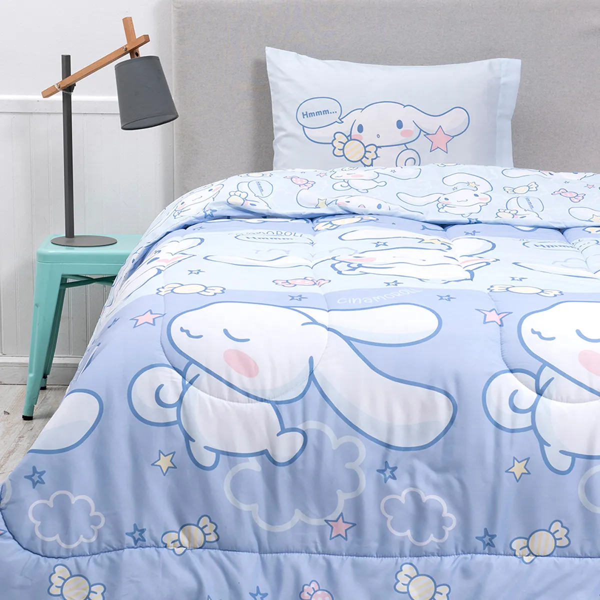 PLUMÓN SANRIO-CINNAMONROLL CANDY 1.5 PLAZAS - 1