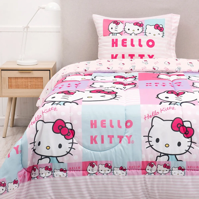 PLUMÓN HELLO KITTY CARAS 1.5 PLAZAS - 1
