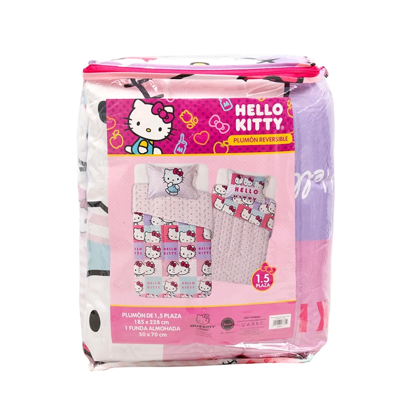 PLUMÓN HELLO KITTY CARAS 1.5 PLAZAS - 3