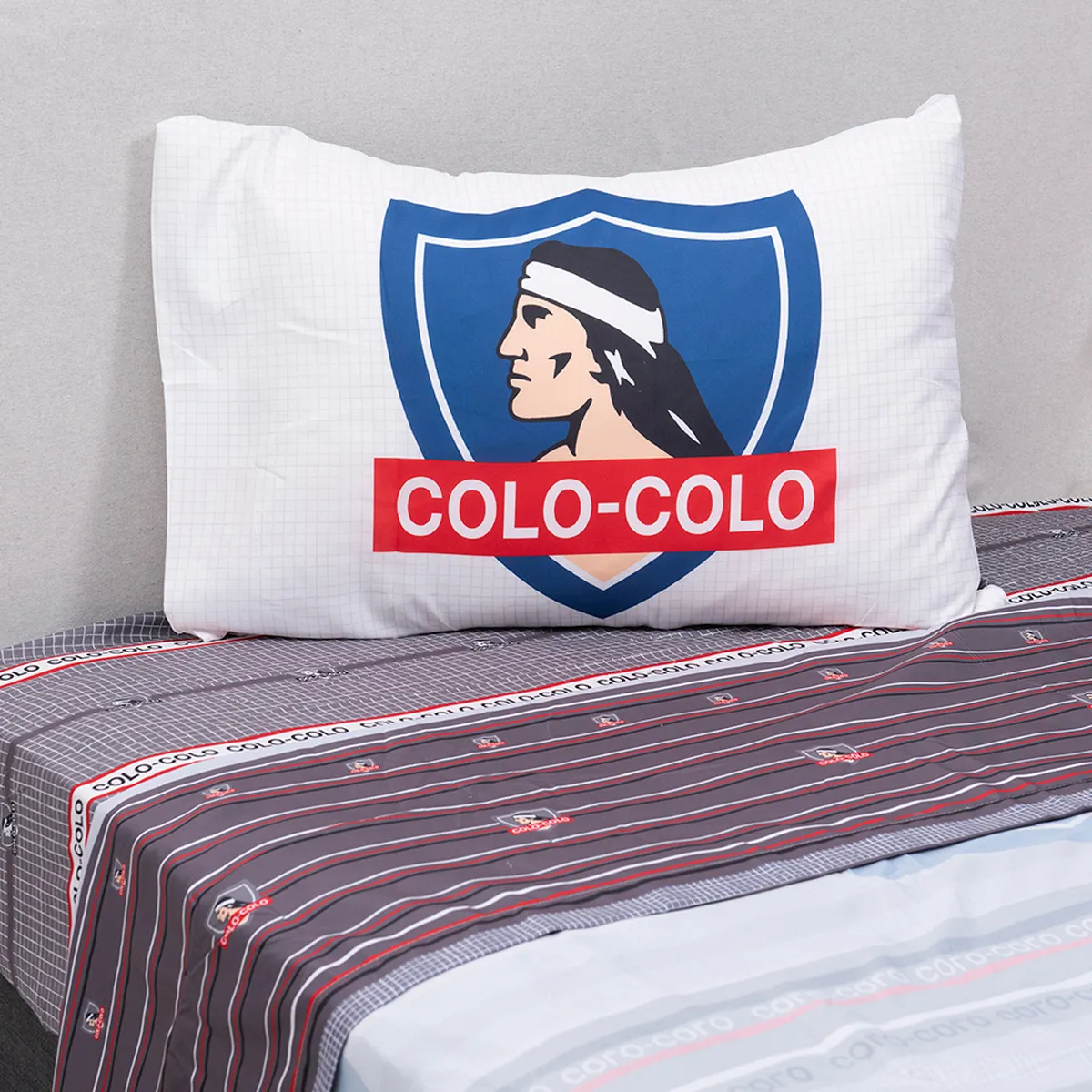 JUEGO DE SÁBANAS COLO-COLO VENCEDORES 1.5 PLAZAS - 1
