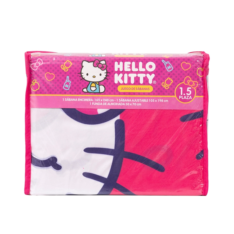 JUEGO DE SÁBANAS HELLO KITTY SPARKLE 1.5 PLAZAS - 3