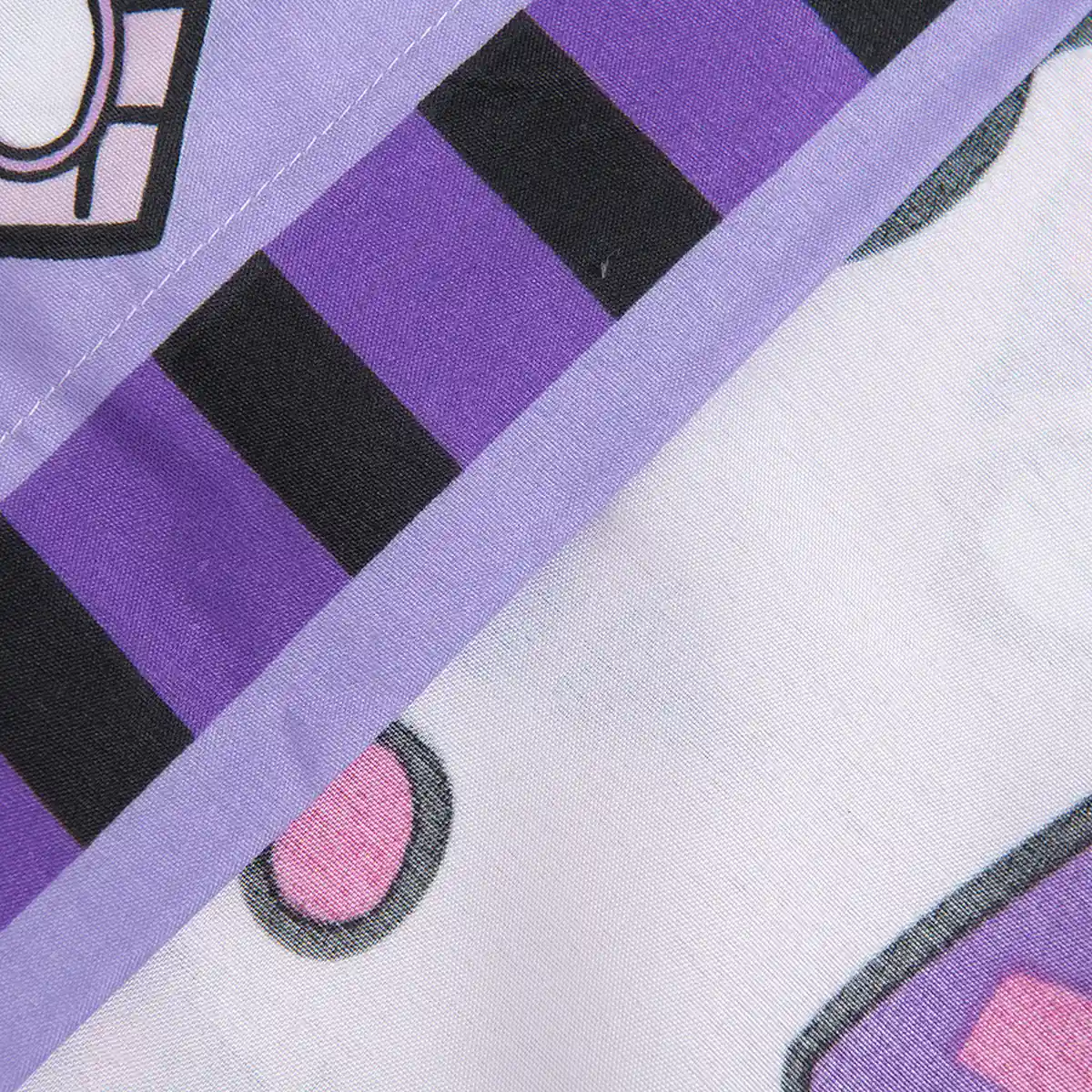 JUEGO DE SÁBANAS SANRIO-KUROMI COQUETA 1.5 PLAZAS - 2