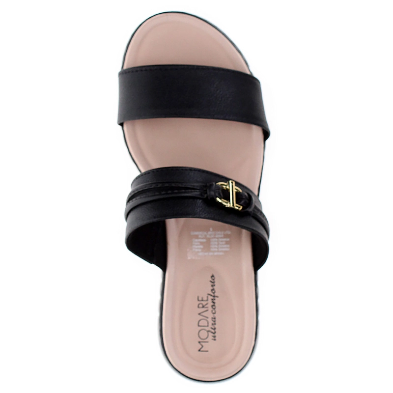 SANDALIAS MUJER MODARE NEGRO - 5