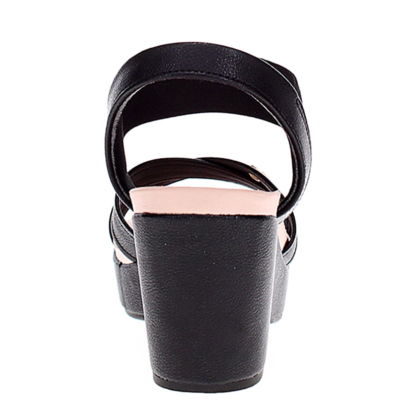 SANDALIAS MUJER MODARE NEGRO - 4