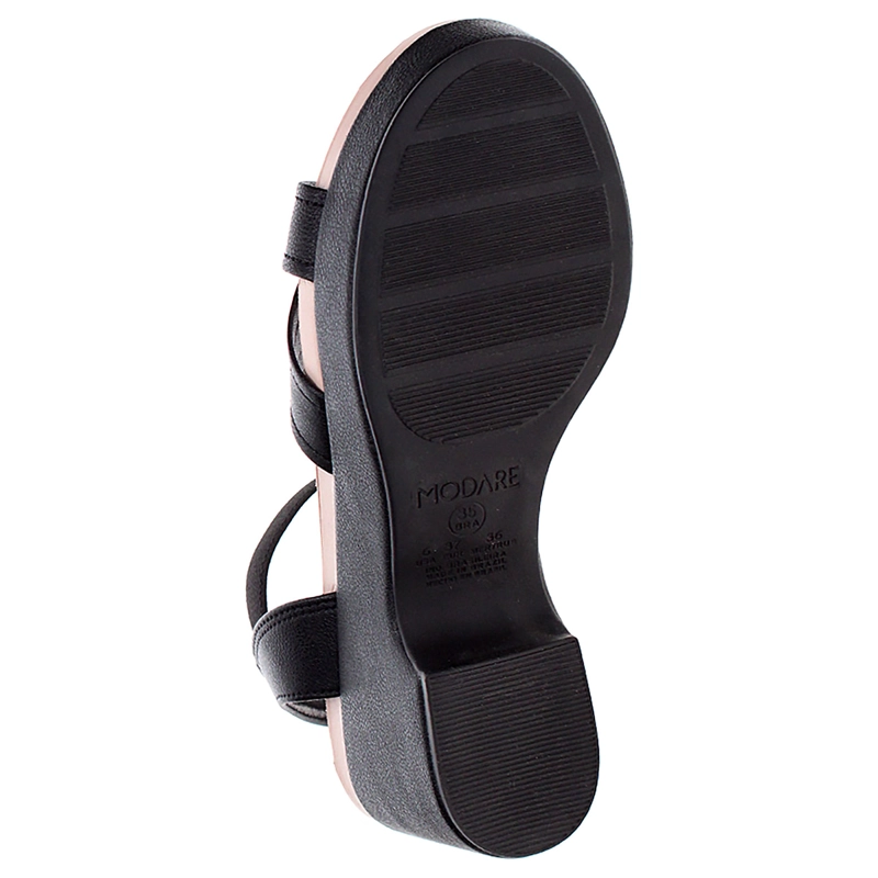 SANDALIAS MUJER MODARE NEGRO - 6