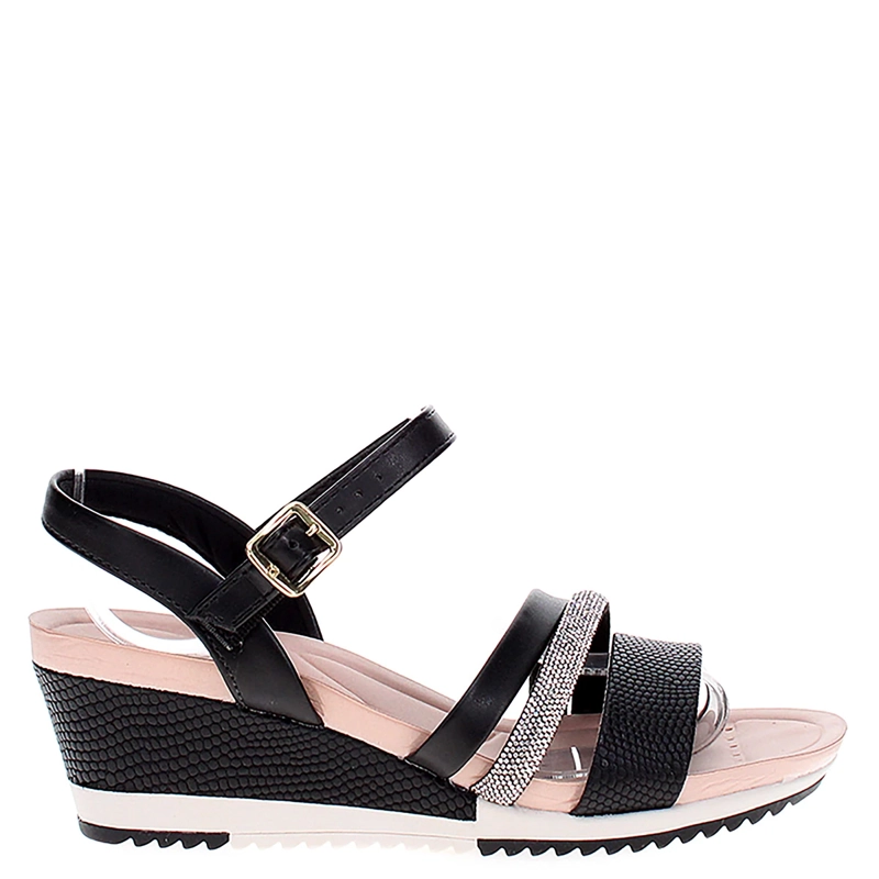 SANDALIAS MUJER MODARE NEGRO - 1