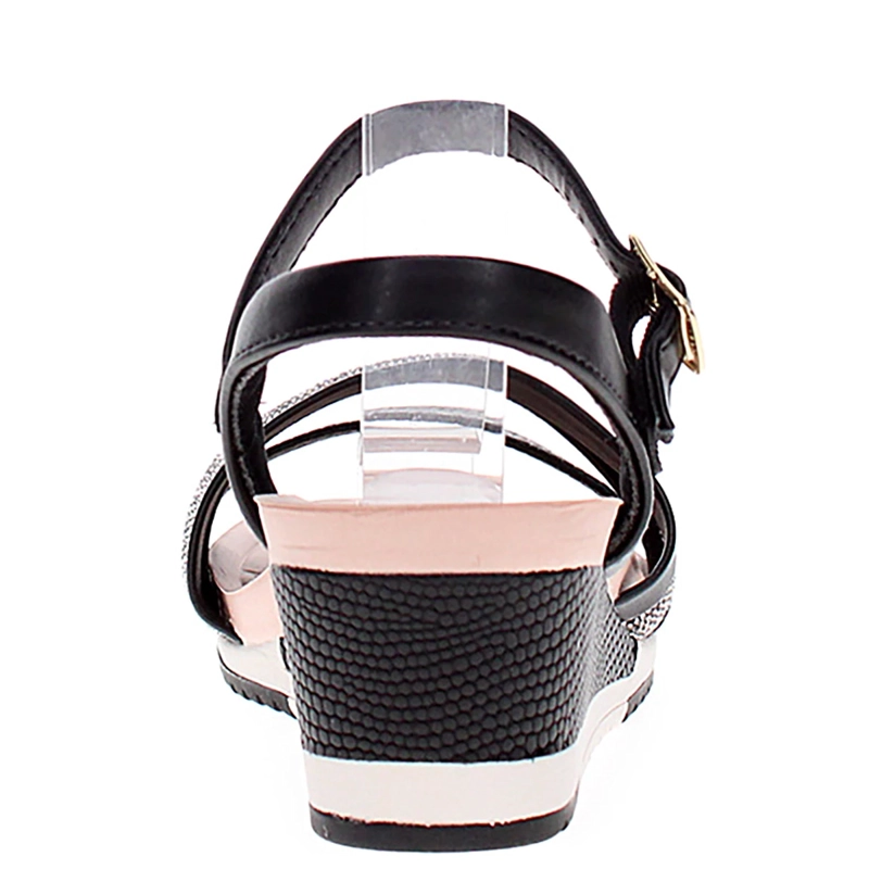 SANDALIAS MUJER MODARE NEGRO - 4