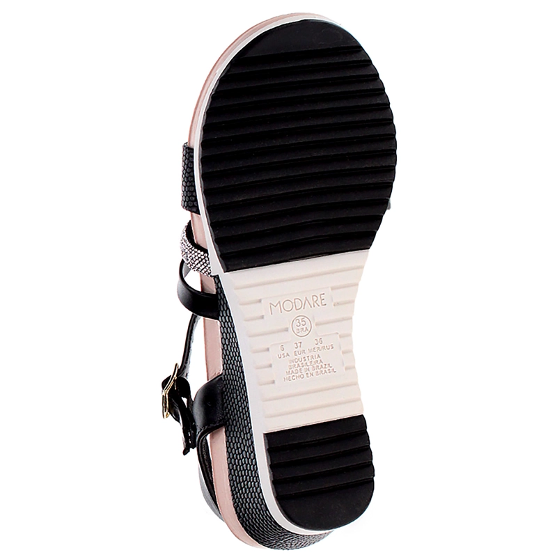 SANDALIAS MUJER MODARE NEGRO - 6
