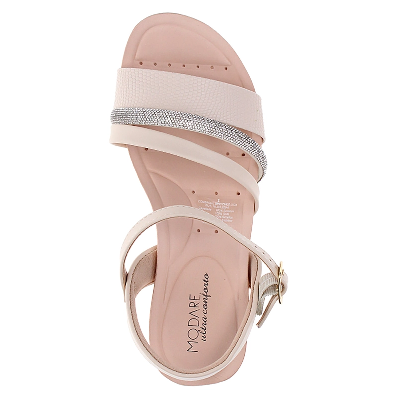 SANDALIAS MUJER MODARE CREMA - 5