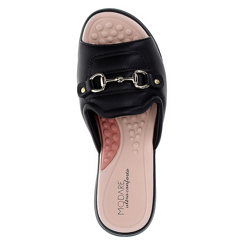 SANDALIAS MUJER MODARE NEGRO - 5