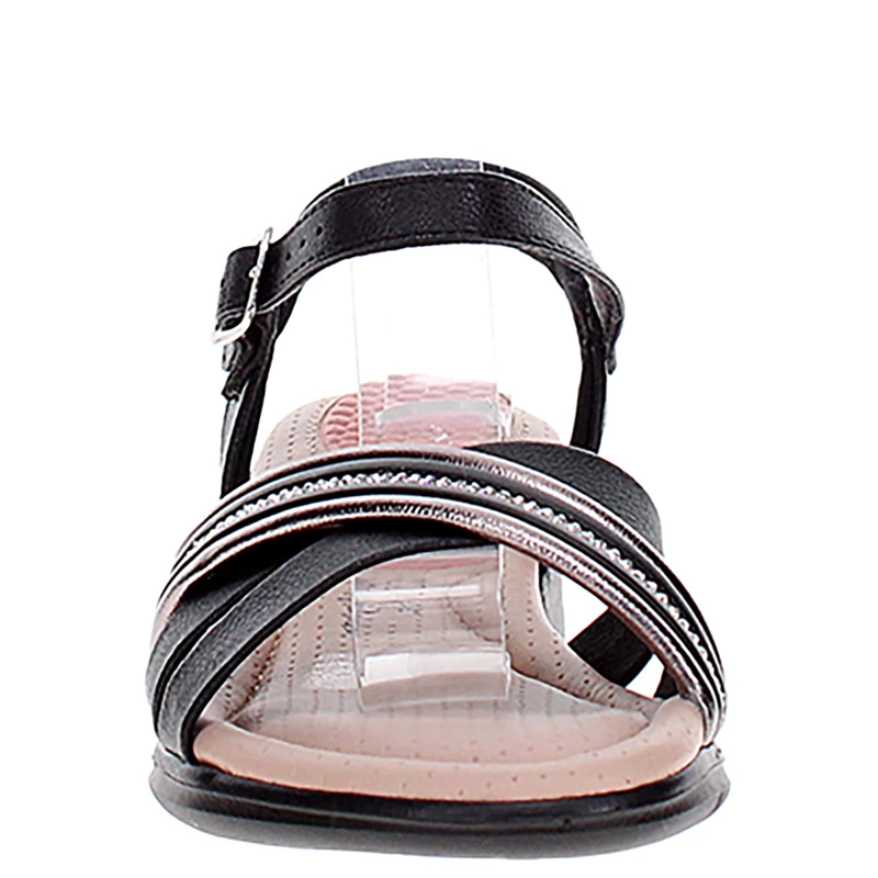 SANDALIAS MUJER MODARE NEGRO - 2