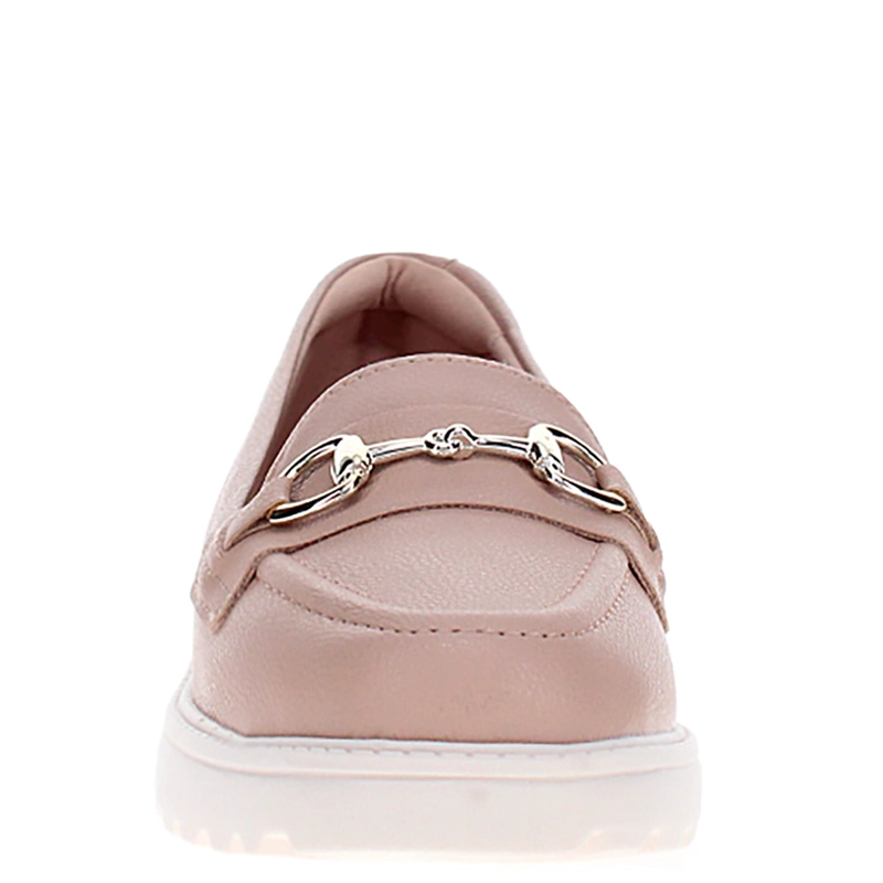 MOCASINES MUJER MODARE CASUALES BEIGE - 2