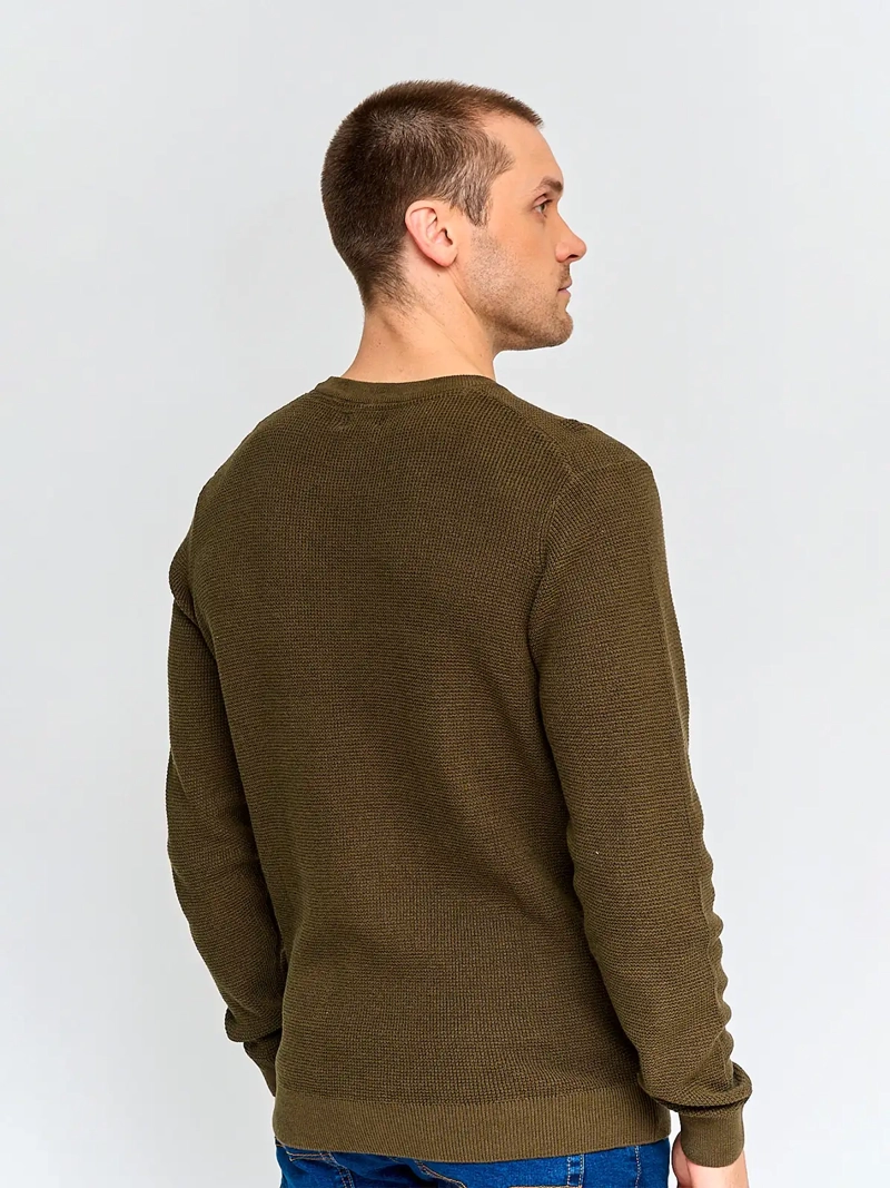 SWEATER HOMBRE MARQUIS ALGODÓN CUELLO REDONDO TEXTURADO - 2