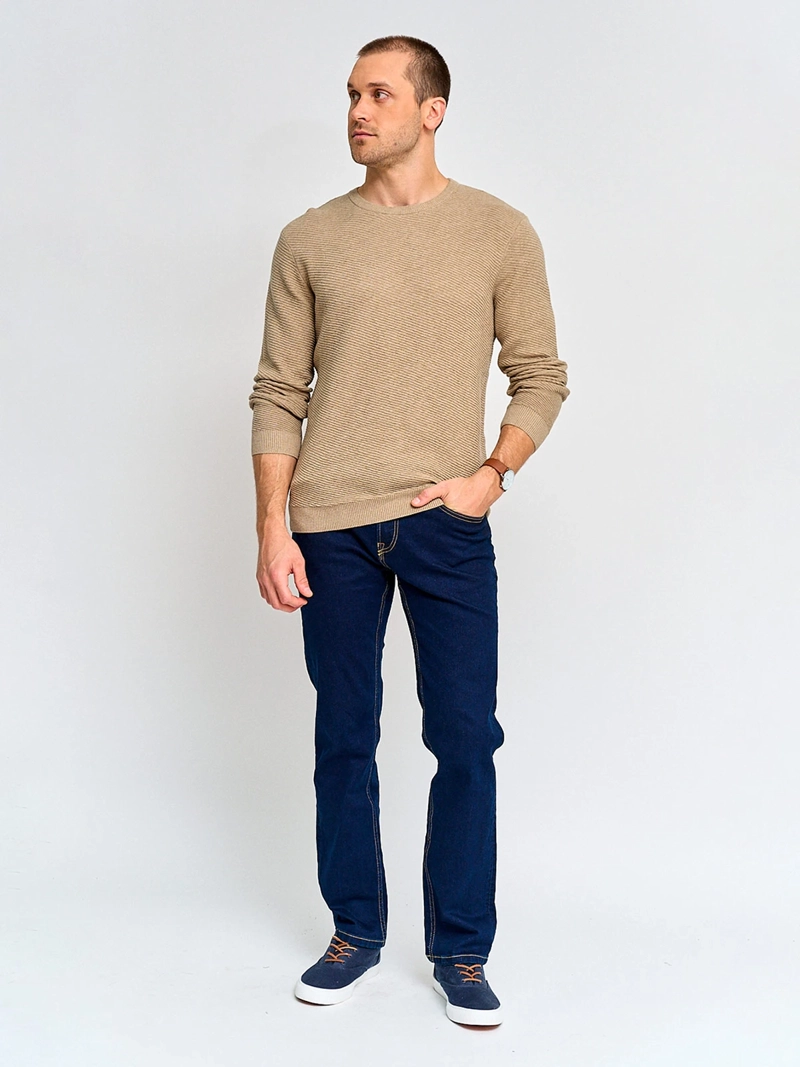 SWEATER HOMBRE MARQUIS ALGODÓN CUELLO REDONDO TEXTURADO - 4