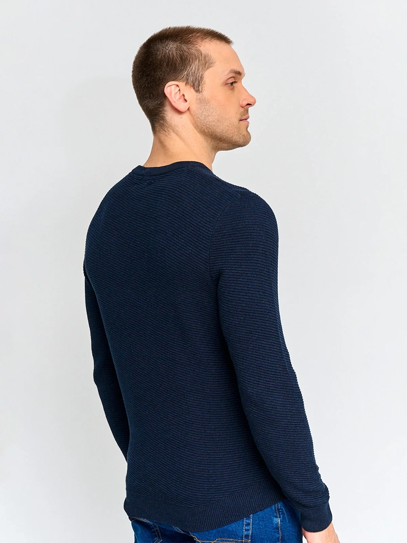 SWEATER HOMBRE MARQUIS ALGODÓN CUELLO REDONDO TEXTURADO - 2