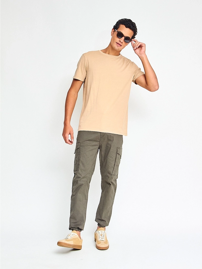 PANTALÓN HOMBRE BARBADOS ALGODÓN JOGGER CARGO CHINO - 4