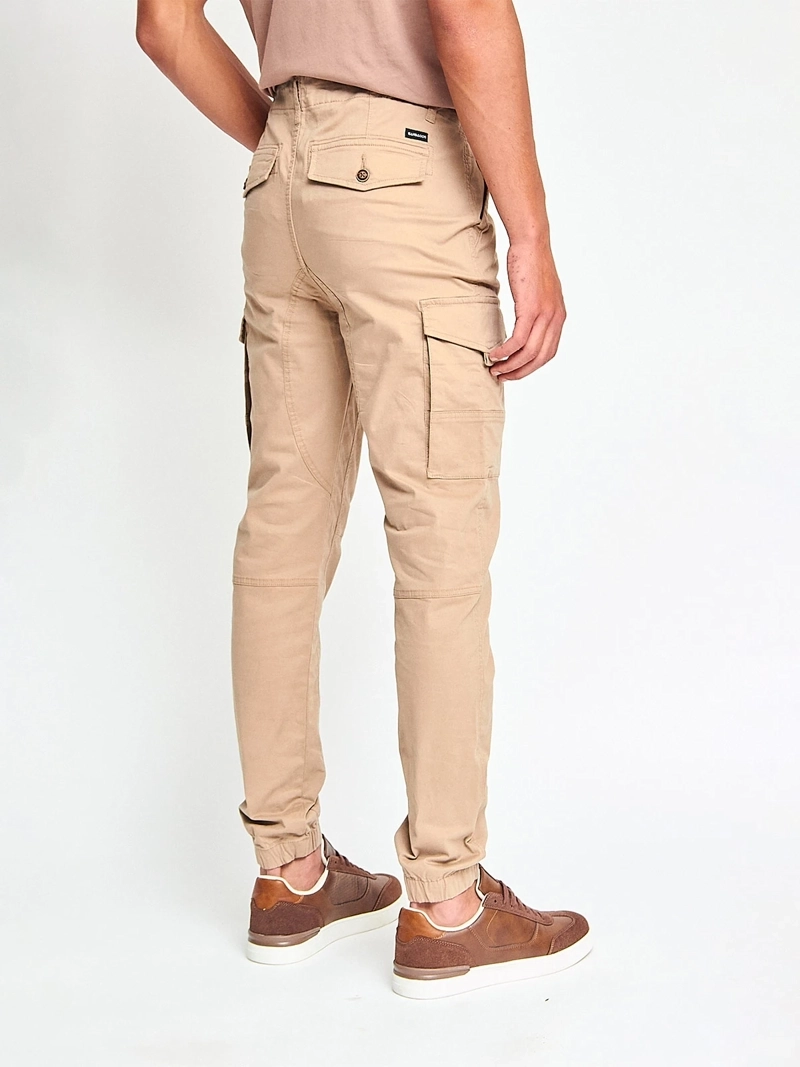 PANTALÓN HOMBRE BARBADOS ALGODÓN JOGGER CARGO CHINO - 2