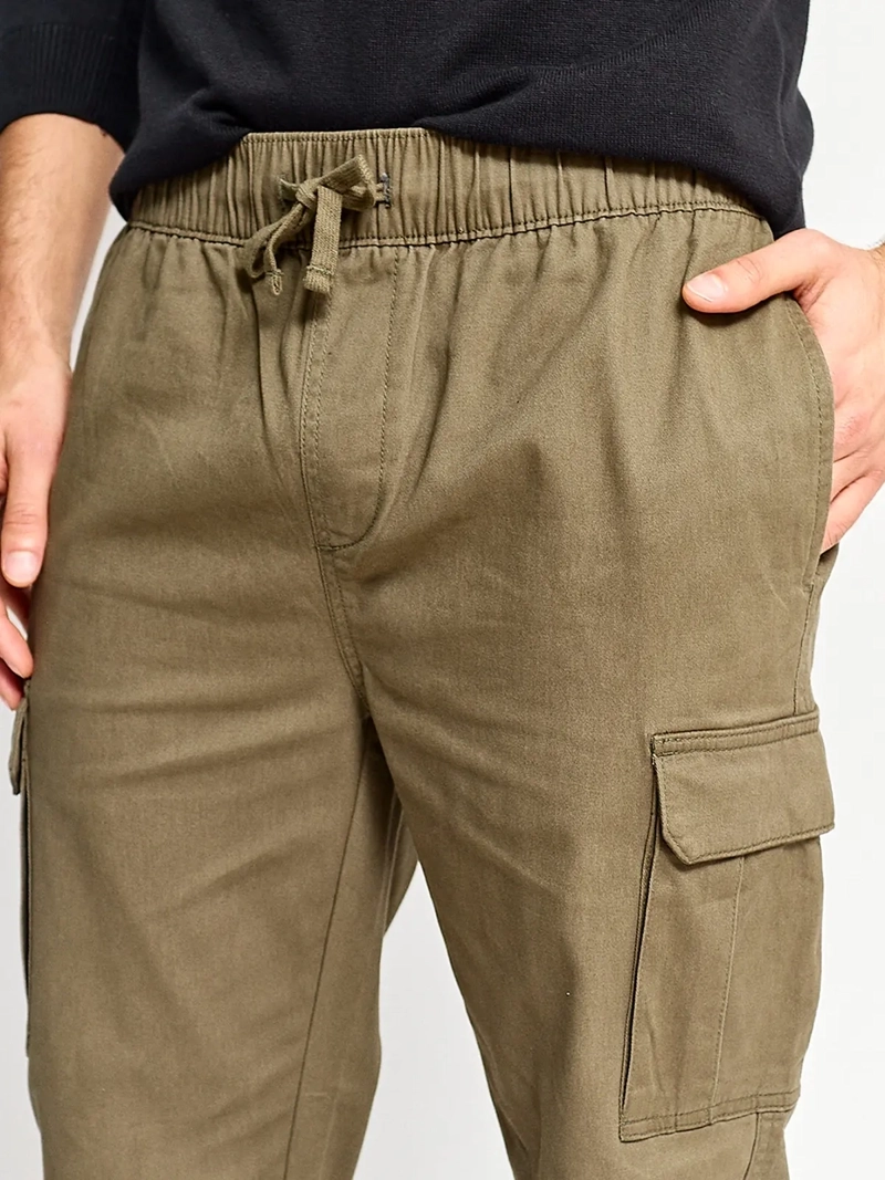 PANTALÓN HOMBRE ROBERT LEWIS ALGODÓN JOGGER CARGO - 3