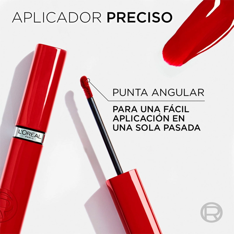 LABIAL LÍQUIDO LOREAL INFALIBLE LAQUE RESISTANCE - 6