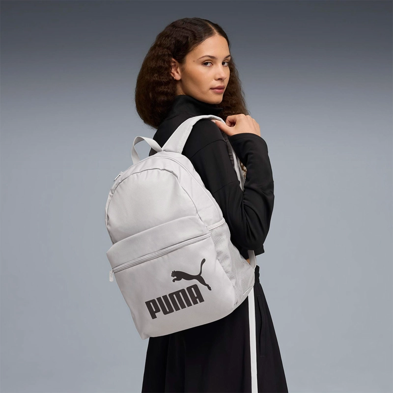 MOCHILA DEPORTIVA PUMA PHASE GRIS - 5