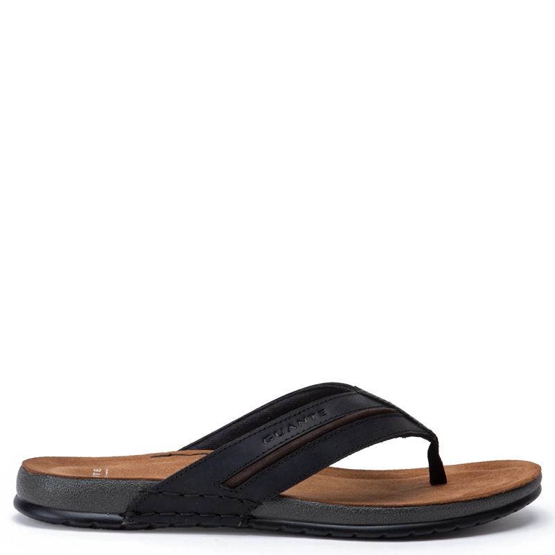 SANDALIAS HOMBRE GUANTE NEGRO ALICANTE  CUERO  - 1