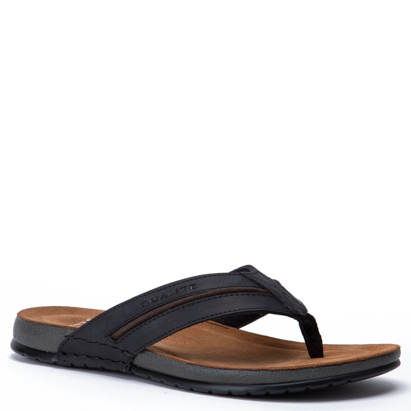 SANDALIAS HOMBRE GUANTE NEGRO ALICANTE  CUERO  - 3