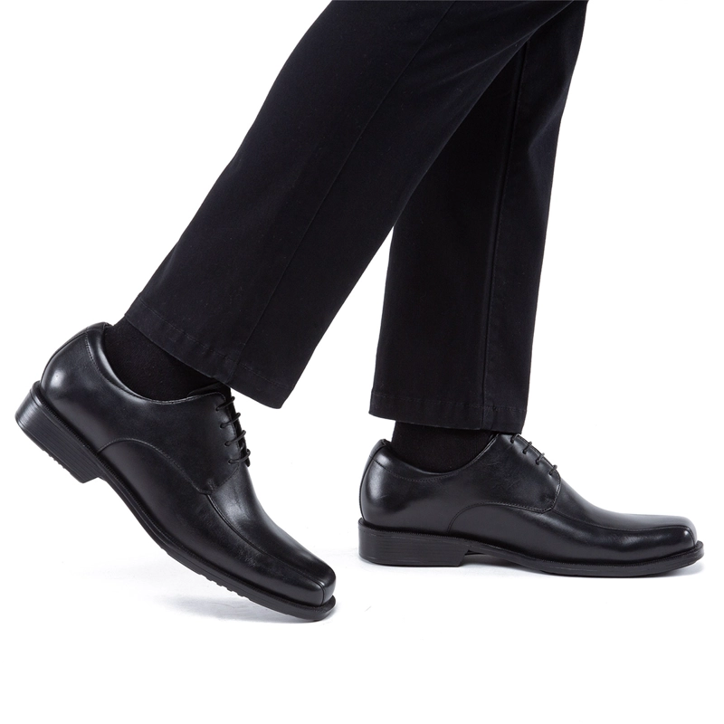 ZAPATO HOMBRE GUANTE VESTIR NEGRO CLEVELAND CUERO - 2