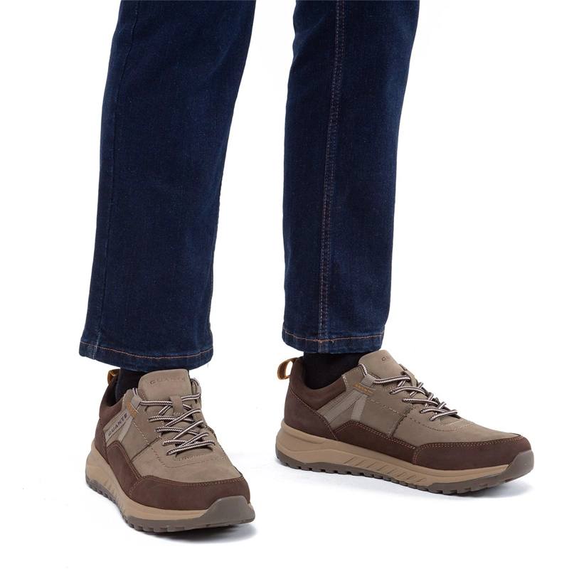 ZAPATOS CASUALES HOMBRE GUANTE CUERO CAFE NAIROBI  - 2