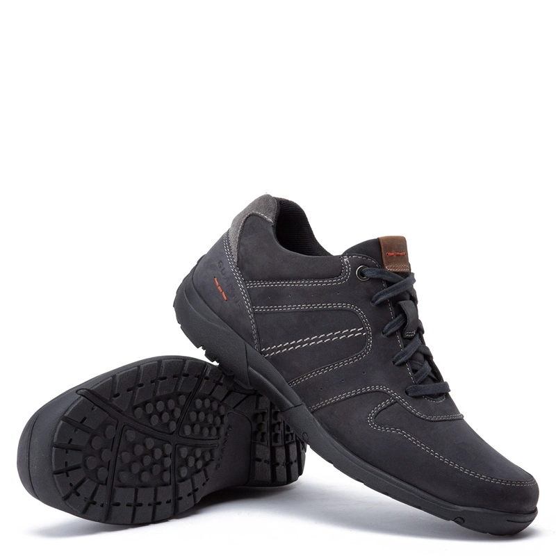 ZAPATO HOMBRE GUANTE CASUAL AZUL MARINO VANCOUVER  CUERO - 5