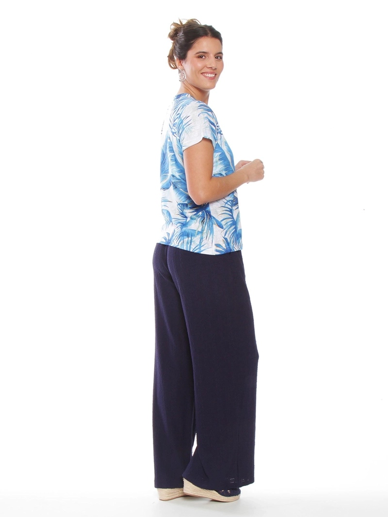 POLERA MUJER WADOS MANGA LARGA DENIM ABOTONADA - 5