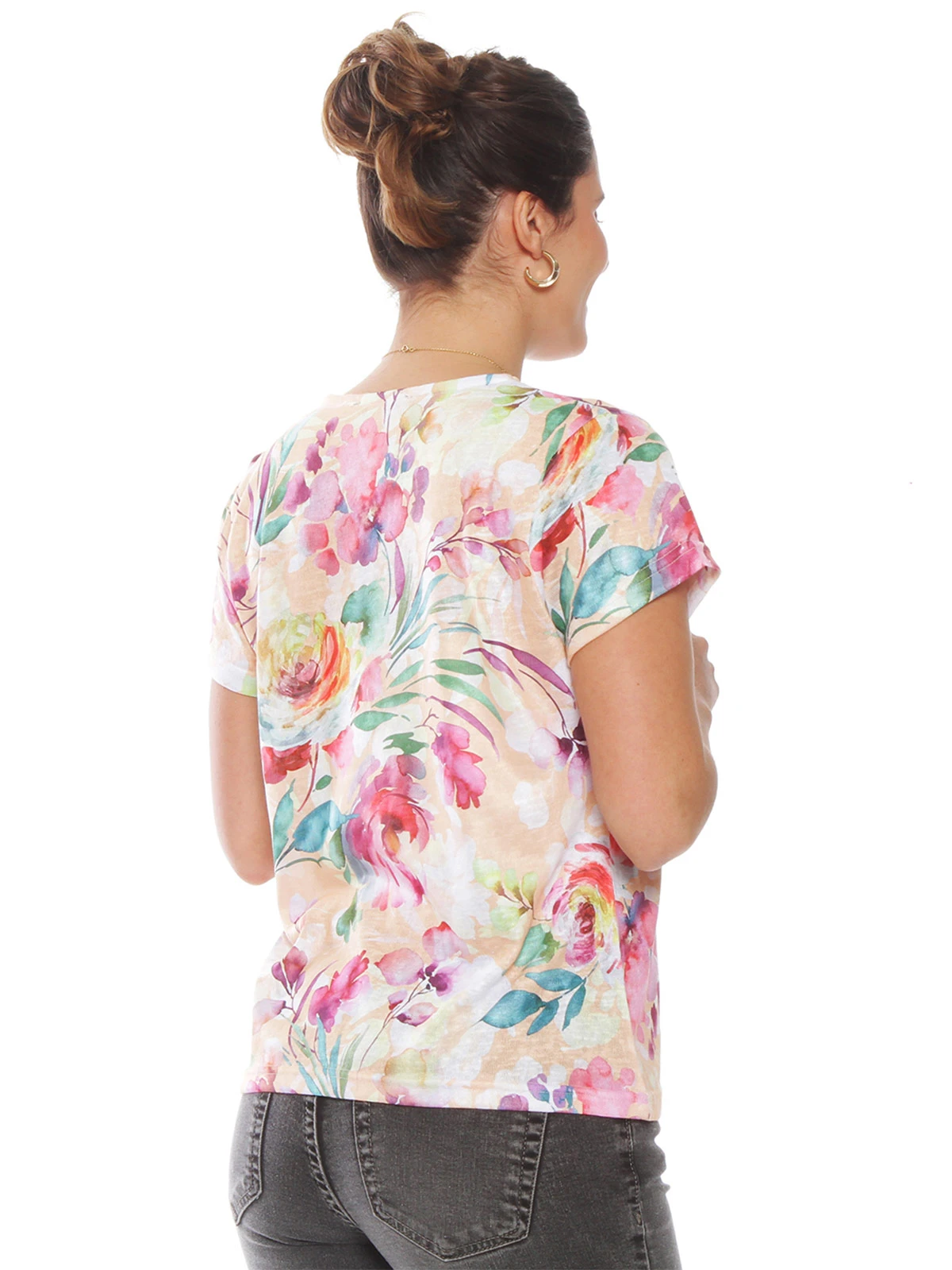 POLERA MUJER WADOS MANGA LARGA DENIM ABOTONADA - 2