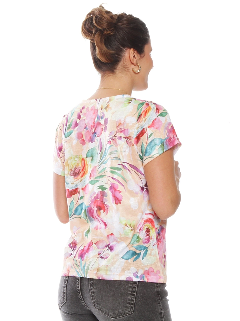 POLERA MUJER WADOS MANGA LARGA DENIM ABOTONADA - 2