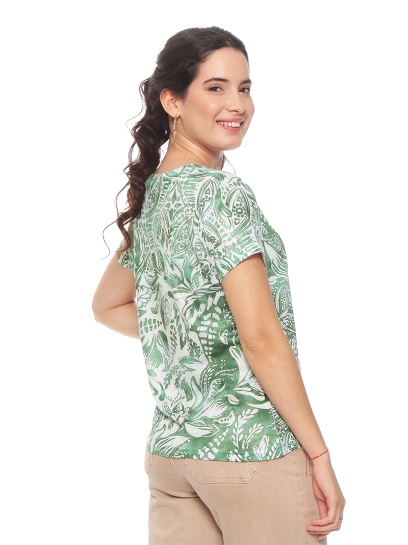 POLERA MUJER WADOS ESCOTE REDONDO MANGA CORTA - 2
