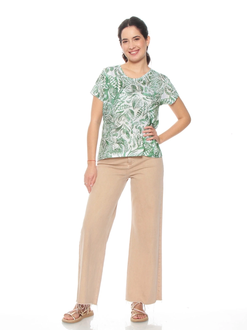 POLERA MUJER WADOS ESCOTE REDONDO MANGA CORTA - 5