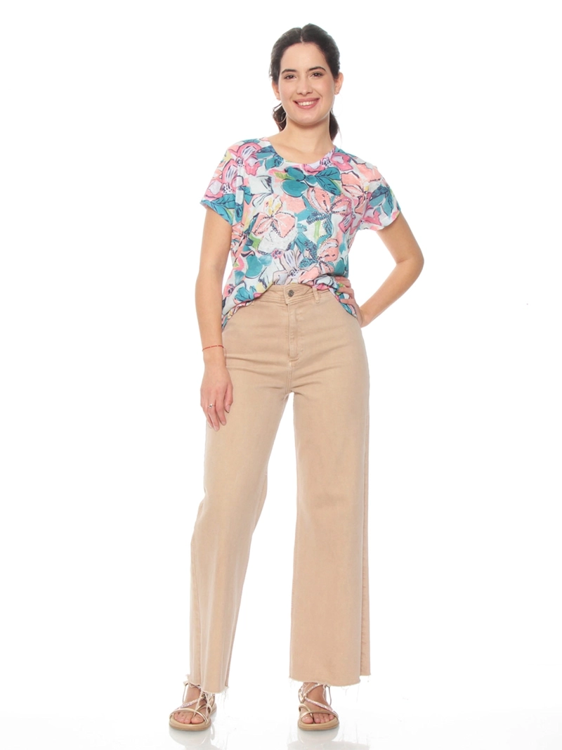 POLERA MUJER WADOS ESCOTE REDONDO MANGA CORTA - 5
