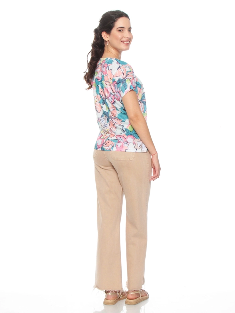 POLERA MUJER WADOS ESCOTE REDONDO MANGA CORTA - 6