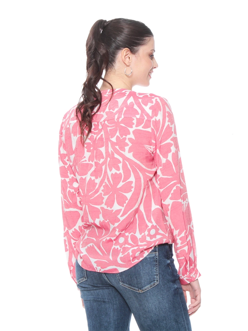 BLUSA MUJER WADOS MANGA LARGA ESTAMPADA - 2