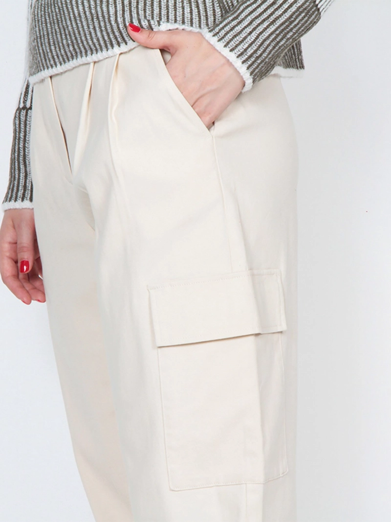 PANTALÓN MUJER WADOS CARGO ALGODÓN TIRO ALTO - 7