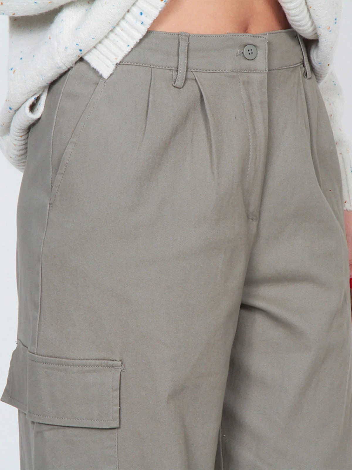 PANTALÓN MUJER WADOS CARGO ALGODÓN TIRO ALTO - 6