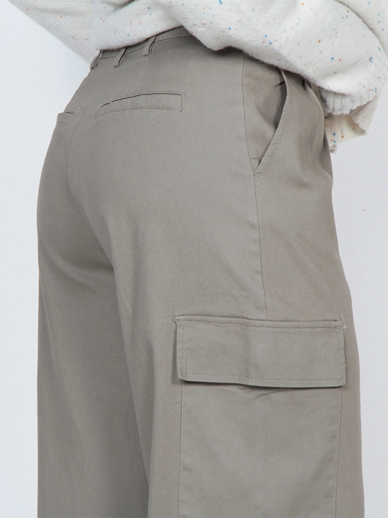PANTALÓN MUJER WADOS CARGO ALGODÓN TIRO ALTO - 8
