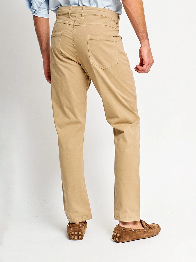 PANTALÓN HOMBRE CACHAREL ALGODÓN 5 BOLSILLOS - 2