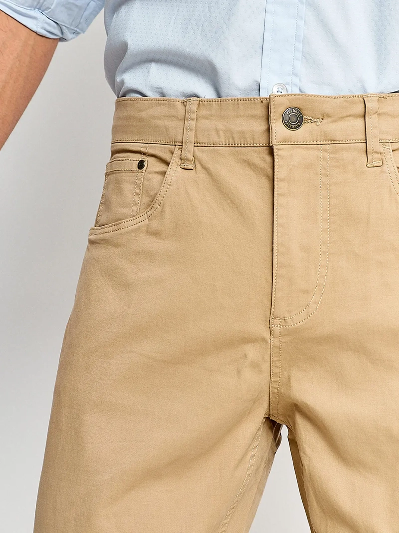 PANTALÓN HOMBRE CACHAREL ALGODÓN 5 BOLSILLOS - 3