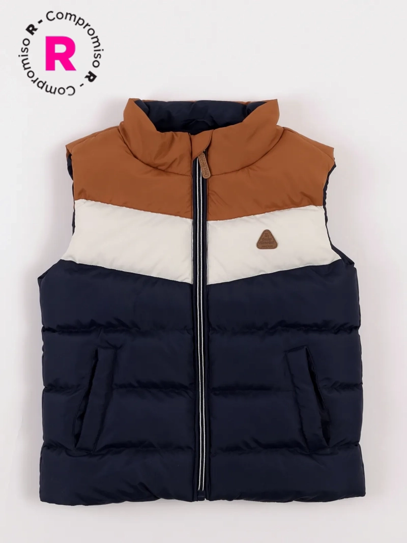 PARKA SIN MANGAS NIÑO BABY HARVEST BLOQUES - 1