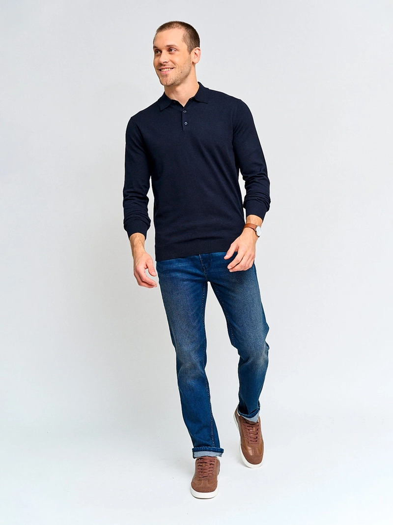 SWEATER HOMBRE MARQUIS ALGODÓN CUELLO POLO - 4