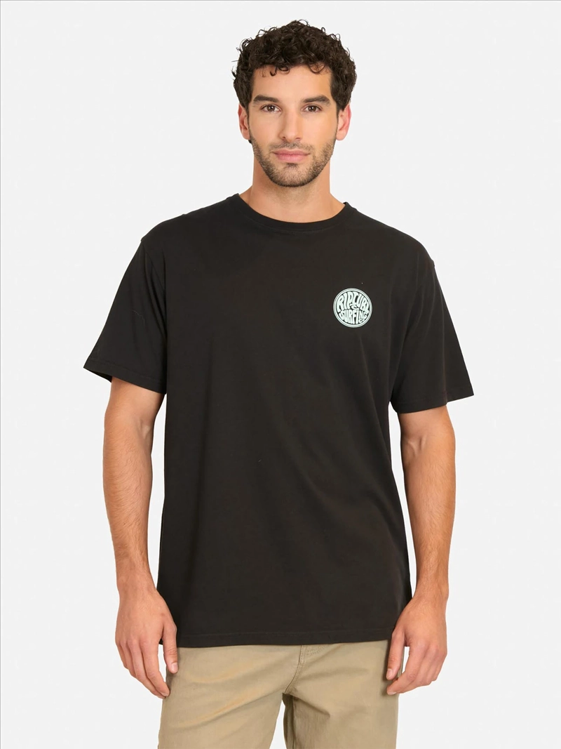 POLERA HOMBRE RIP CURL ALGODÓN MANGA CORTA - 1