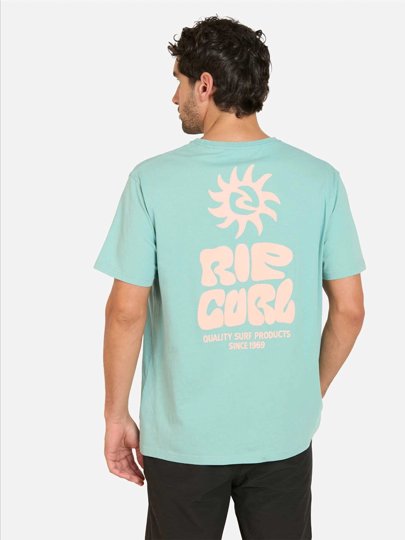 POLERA HOMBRE RIP CURL ALGODÓN MANGA CORTA - 2