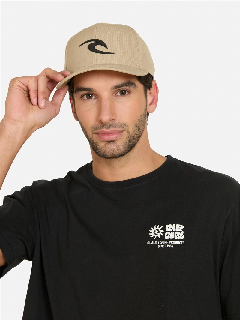 POLERA HOMBRE RIP CURL ALGODÓN MANGA CORTA - 3
