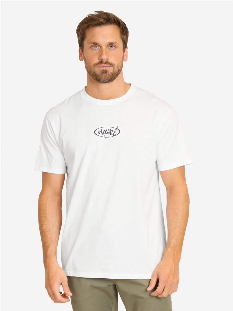 POLERA HOMBRE RIP CURL ALGODÓN MANGA CORTA - 1